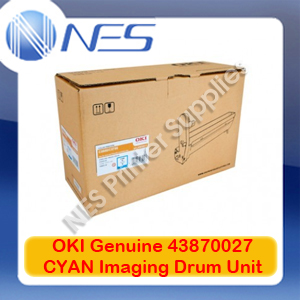 OKI Genuine 43870027 CYAN Imaging Drum Unit for C5850/C5950/MC560 (20K)